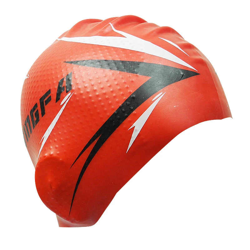 Универсальные черные плавательные шапки для женщин и мужчин силиконовая шапочка