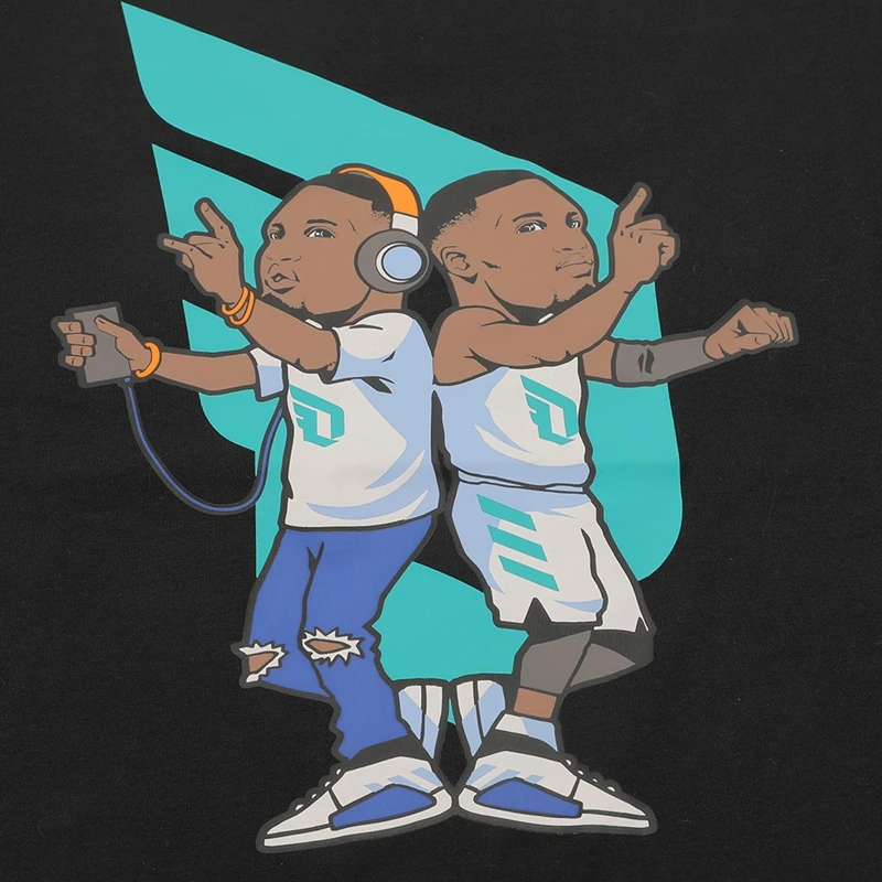 Новое поступление оригинальных мужских футболок Adidas DAME GEEK UP спортивная одежда с