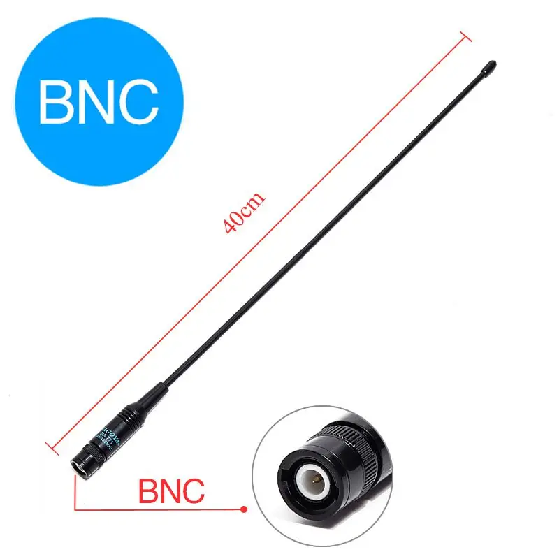 Двухдиапазонная UHF/VHF 144/430 мгц антенна Nagoya NA 771 BNC NA771 для двухсторонней рации YAESU ICOM