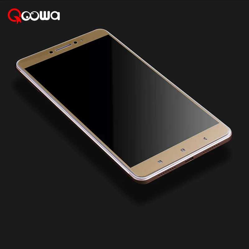 Qoowa Топ качество Экран протектор для Xiaomi Max 2 царапинам 2.5D изогнутые полное