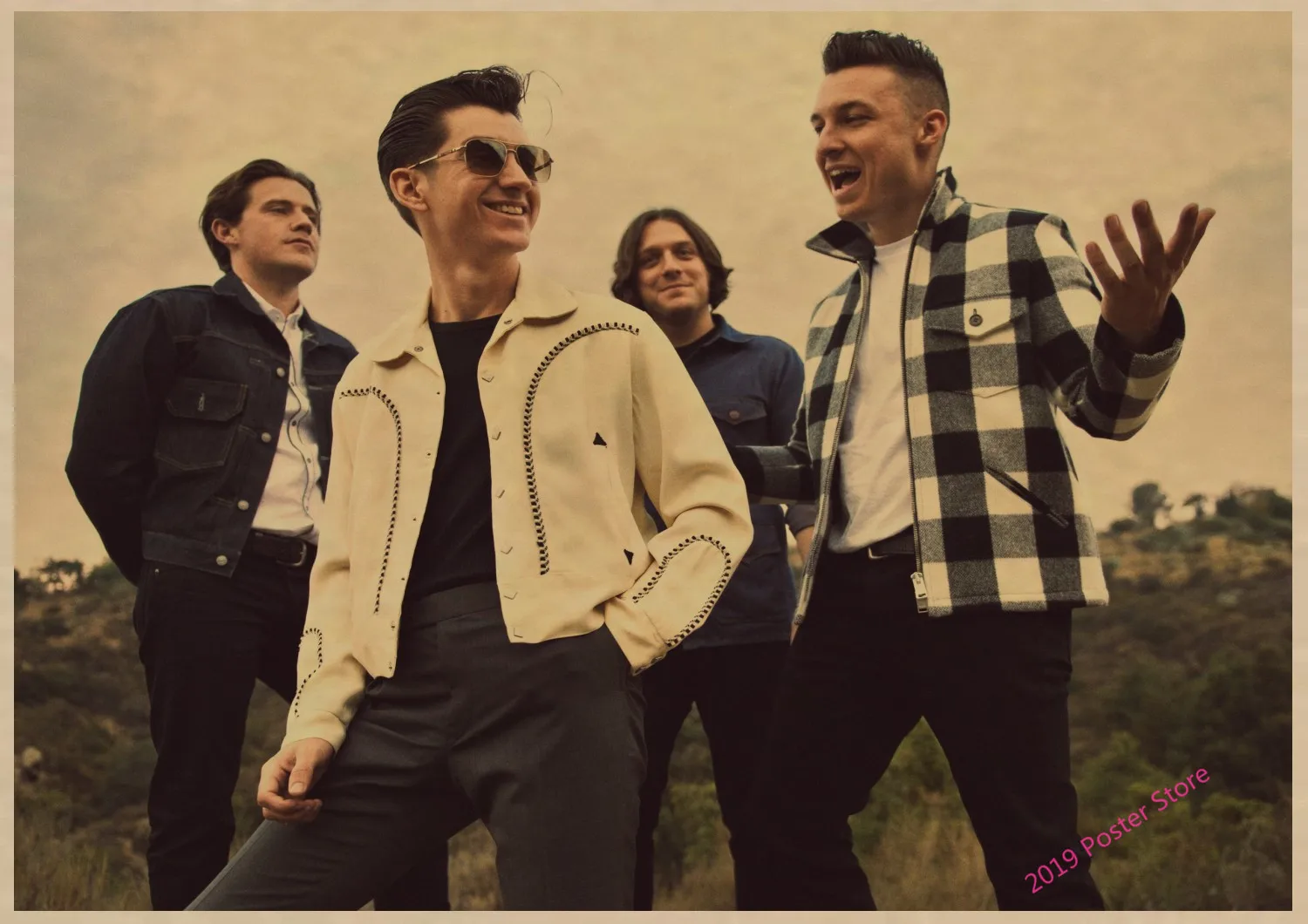 Группа Arctic Monkeys Music Class/rockers Arctic Monkeys ретро крафт-бумага плакат настенный домашний бар плакаты домашний Декор подарок 01
