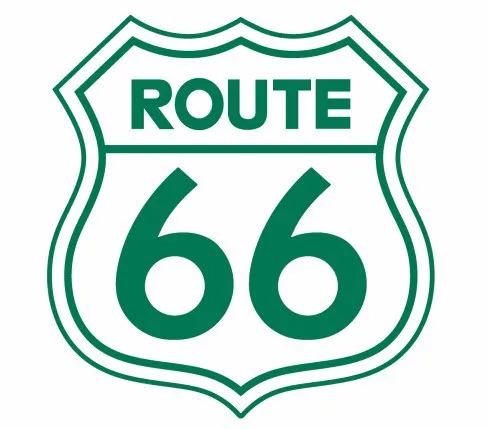 Поспешня Сделай Сам плакат Винтаж знаки дорога 66 номер наклейки Гостиная