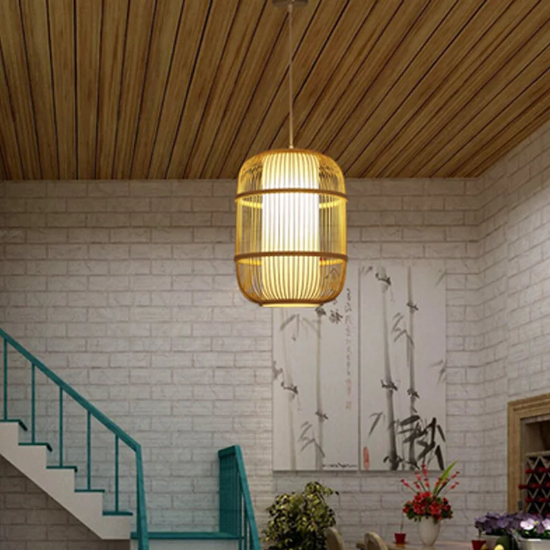 Новая китайская подвеска дзен лампы ресторан балкон фонари японская кухня