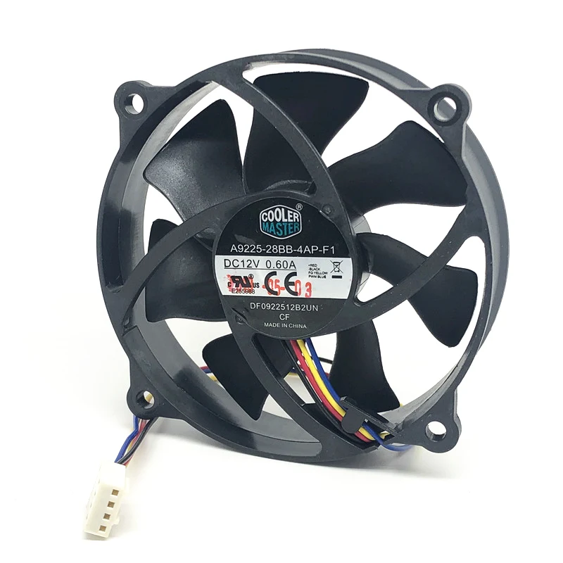 Круговой Вентилятор Cooler master 9025 90 мм 90x90x25 мм 72 мм Шаг отверстия для 775 Вентилятор охлаждения процессора 12 В а с ШИМ 4pin