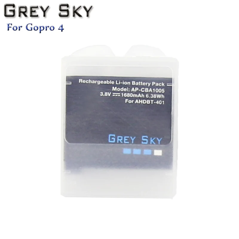 Аккумулятор 1680 мАч hero 4 akku для Gopro hero 4 батареи Go Pro hero 4 bateria AHDBT 401 аксессуары для экшн-камеры