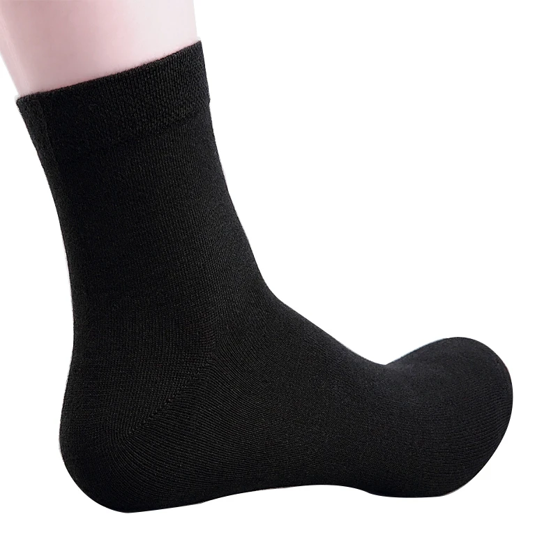 Высококачественные мужские хлопковые носки 10 пар/лот осенне зимние дышащие