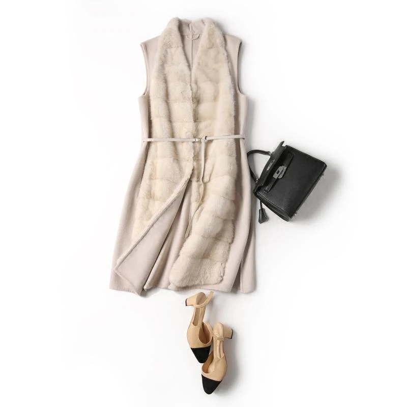 Arlenesain женский зимний длинный жилет из норковой шерсти 564|mink vest|vest longvest vest |