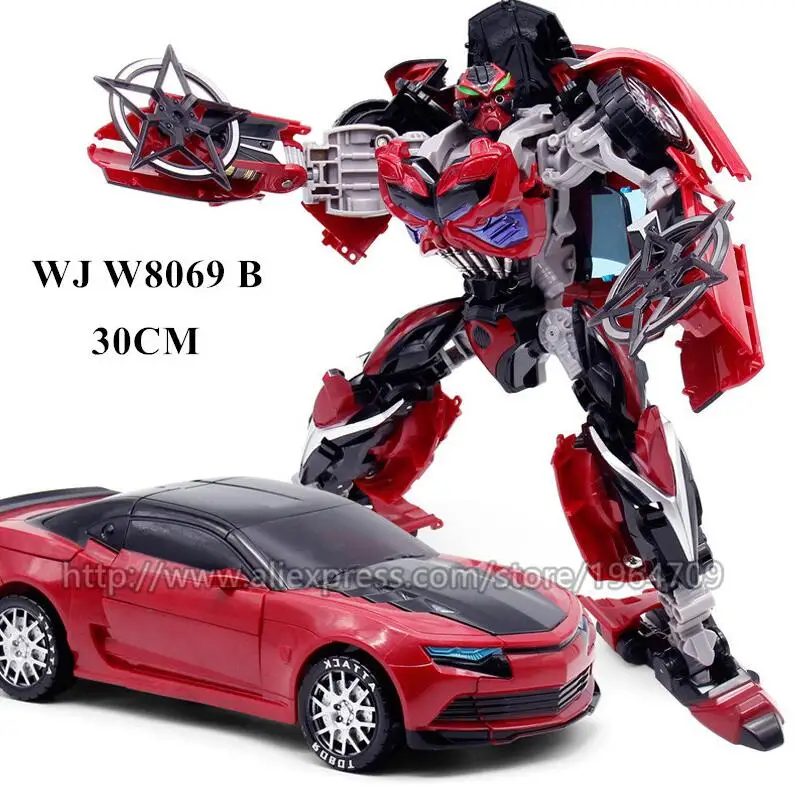 WJ W8069 B Wei jiang большие 33 см Трансформационные игрушки мальчик MPP10 MMP10 сплав крутой Робот Модель автомобиля G1 Аниме Фигурка старая игрушка для детей и взрослых - Цвет: WJ W8069 B