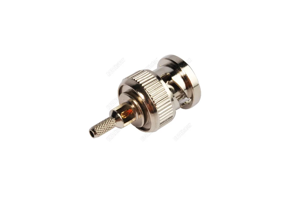 75Ohm BNC прямой штекер мужского типа Crimp для RG179 RG316 RG174 кабель RF коаксиальный