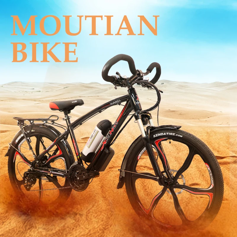 Электрический велосипед двойной литиевый аккумулятор 100 км электровелосипед