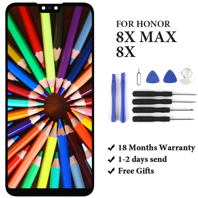 Без битых пикселей для huawei Honor 8X/Honor 8X Max ЖК дисплей мобильного телефона замена