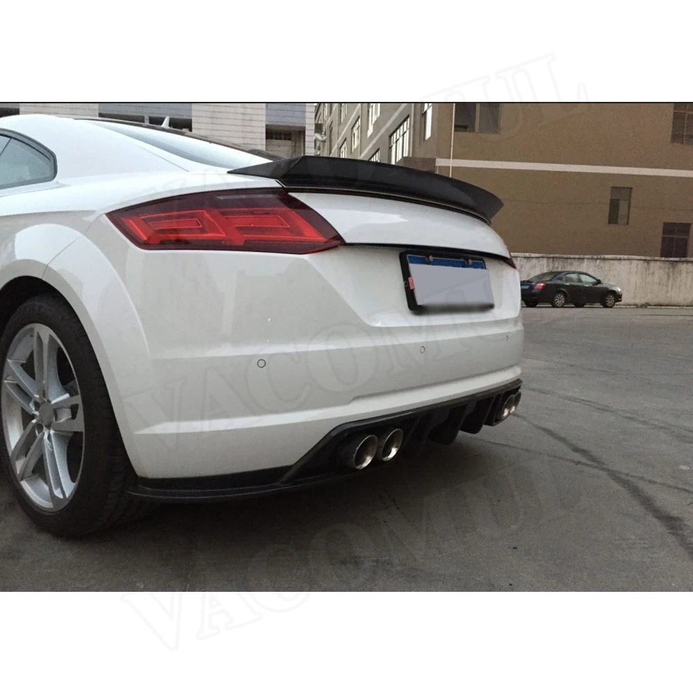 Задний спойлер из углеродного волокна для Audi TTS TTRS 2014- 2017 BT Style FRP задние крылья