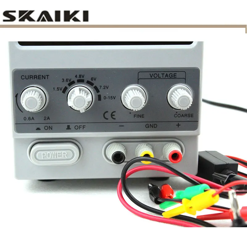 Skaiki 1502D+ 1502DD 15V 2A 0.01A цифровой дисплей регулируемый электронный источник питания для обслуживания с многофункциональными тестовыми линиями
