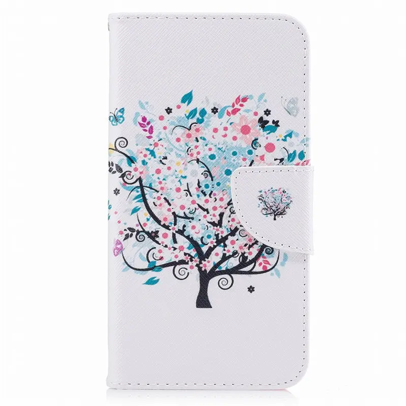 Small Tree Чехол-книжка для телефона в стиле ретро для samsung Galaxy j3, j5 Prime, J2 Pro, Xcover4, A750, Note 8, 9, j120, кожаный чехол-бумажник для карт D07Z - Цвет: Small Tree