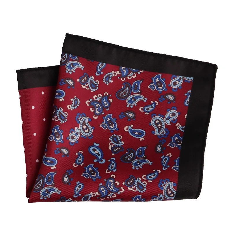 MPK-093pocket square Портной Смит дизайнер Карманный квадратный модный платок в горошек Пейсли Цветочный плед Стиль Hanky мужской костюм карманные аксессуары - Цвет: MPK-093pocket square
