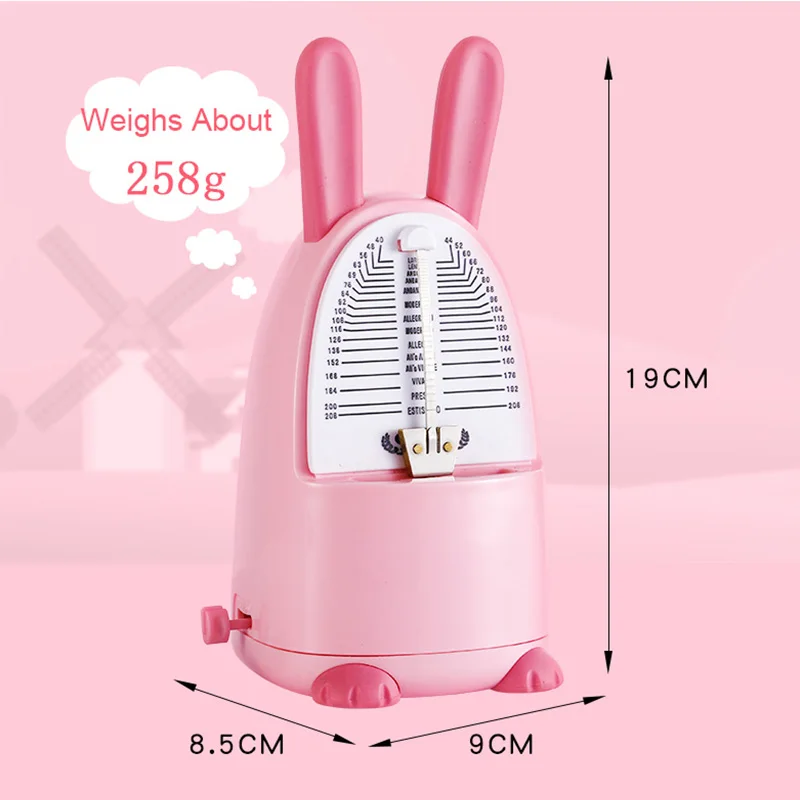 Мультяшный механический метроном милый для фортепиано гитары скрипки барабана