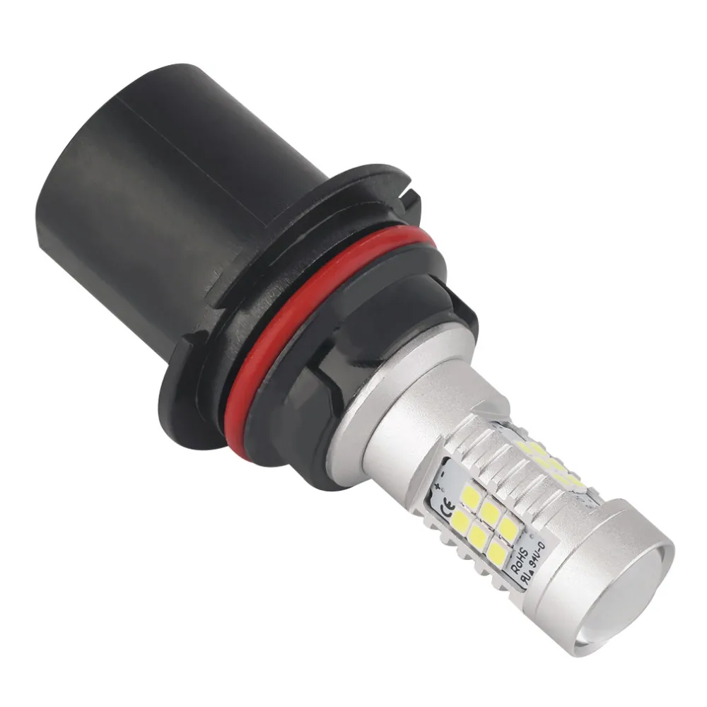 1 шт HID белые высокие Мощность 9007 HB5 2835 SMD 21 Вт светодиодный авто DRL Противотуманные фары лампы DC12V