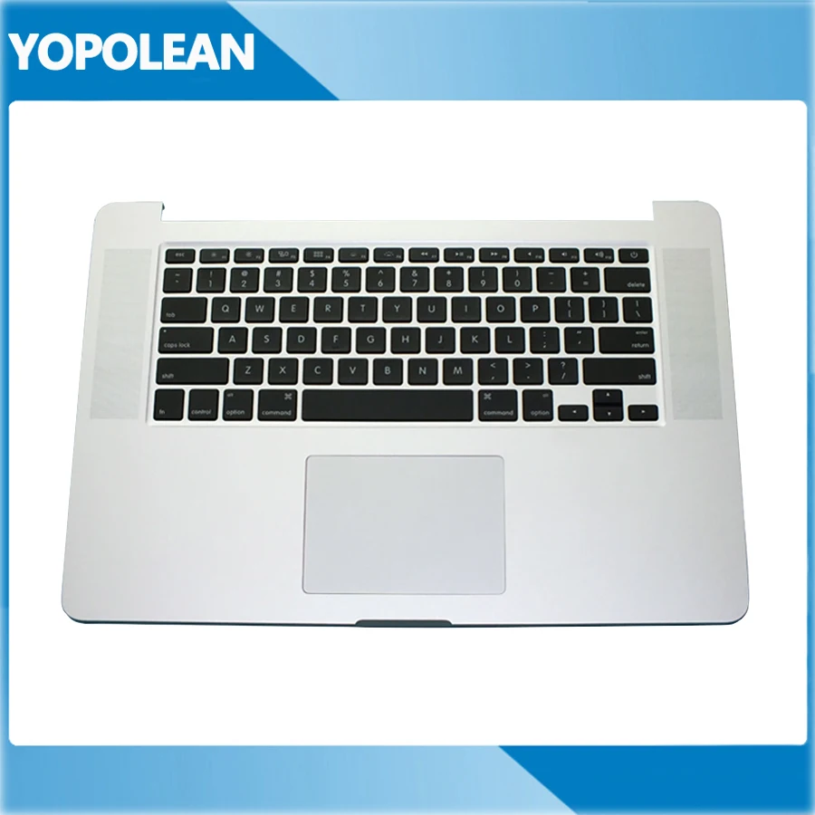 3 шт./лот топ случае Упор для рук с США клавиатура и трекпад для Macbook Pro retina 1" A1398 ME293 ME294 2013 год