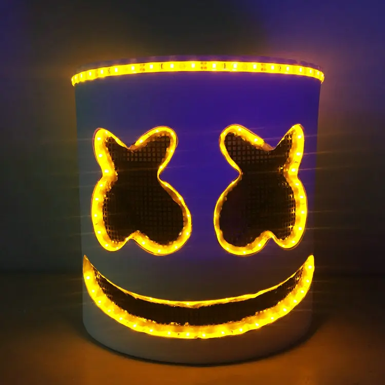 Маска Dj Marshmello для косплея реквизит Хэллоуина | Дом и сад