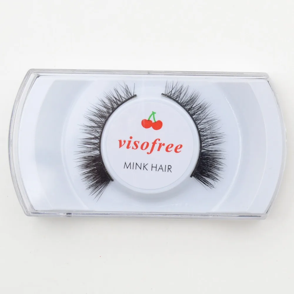 Visofree норковые волосы Eylashes ручной работы длинные толстые накладные ресницы