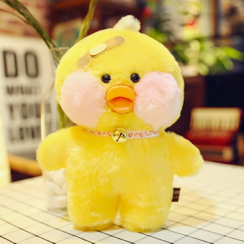 30 см лалафанфан Kawaii кафе Мими желтая утка плюшевая игрушка милая кукла мягкие