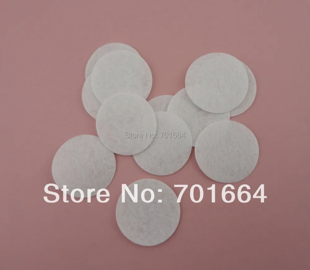 

500PCS 4.5cm 1.75" white round felt pads applique for DIY hairbands accessories,round felt spacers,non-woven circle patches