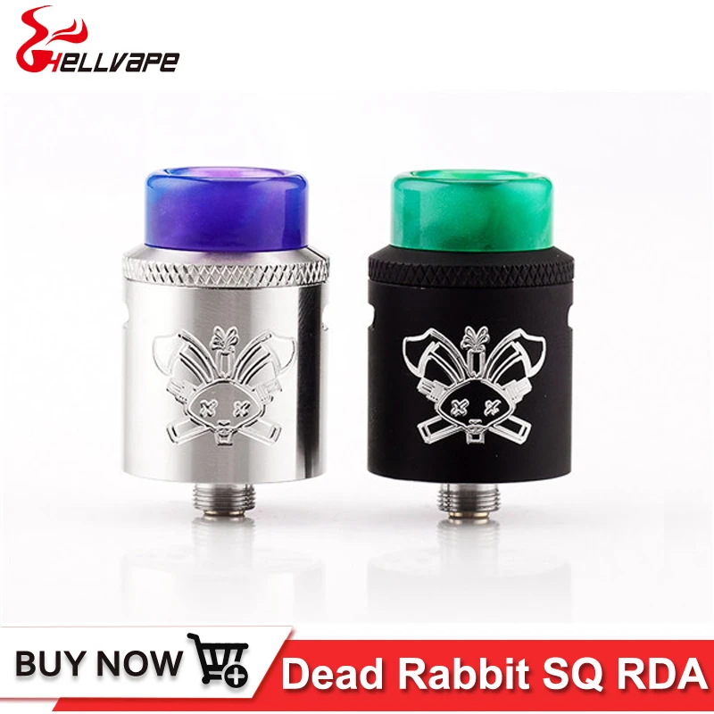 Оригинальный Hellvape мертвый кролик SQ RDA танк 22 мм одна катушка аромат 810 капельный