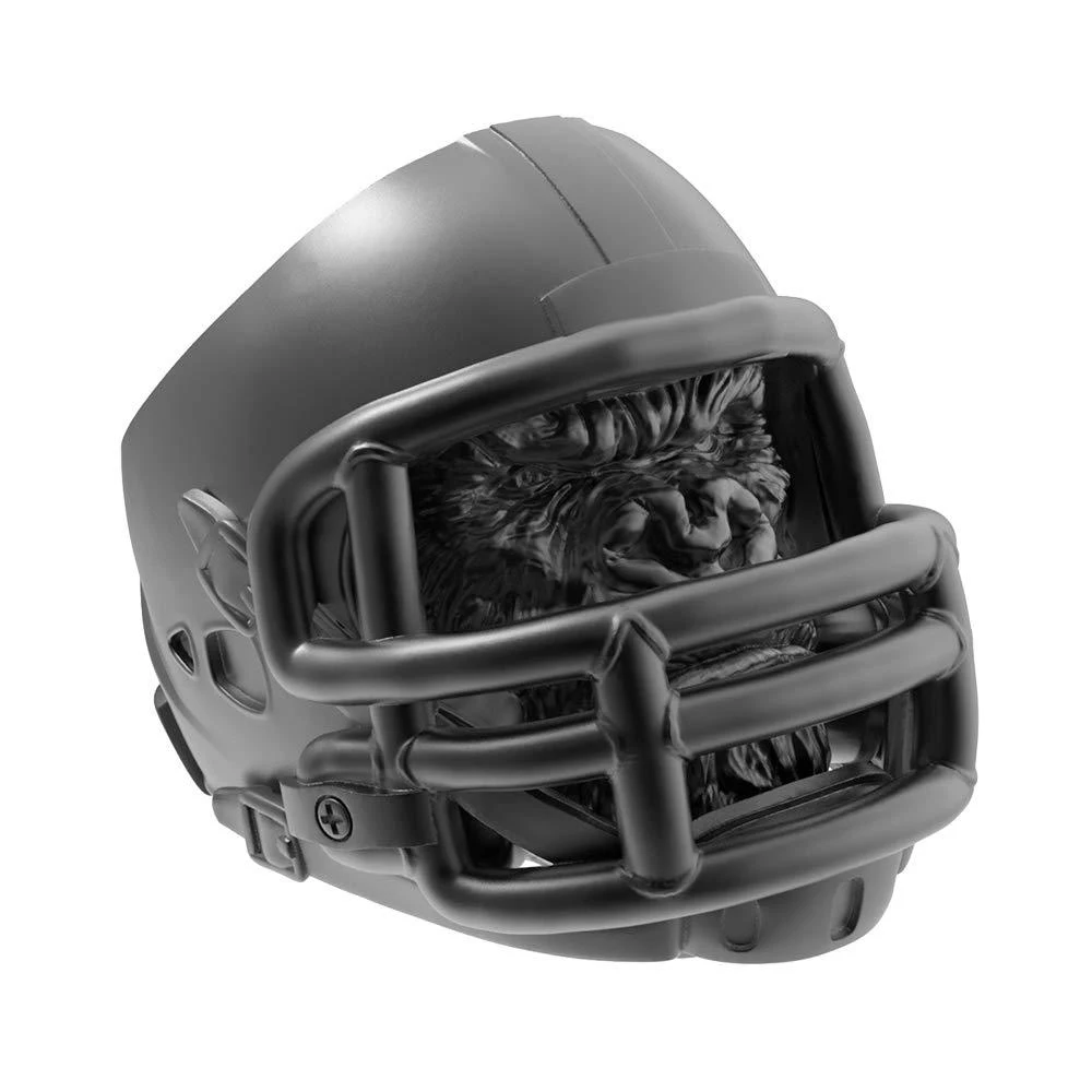 Золотой Ретро высококачественный 316L футбольный шлем из нержавеющей стали кольцо гориллы для мужчин Bague Homme SP334