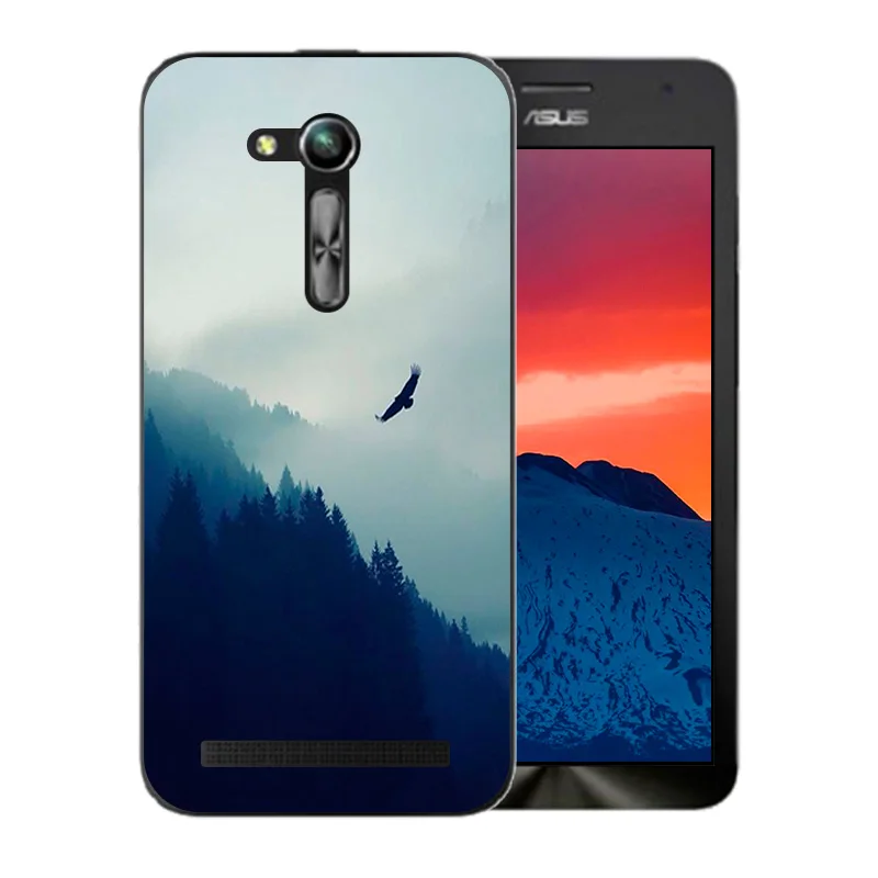 Чехлы для телефонов Asus ZB450KL матовый Ландшафтный узор Zenfone GO 2nd Gen ZB452KG ASUS_X014D 4 5 дюйма
