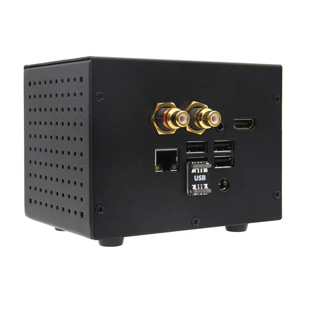 Малина Pi ES9018K2M ЦАП Наборы X4000K мини ПК с Burr Brown HIFI Цифровой аудио I2S для Raspberry pi 3