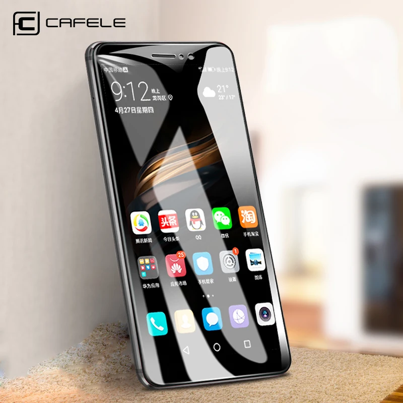 CAFELE 2.5D Закаленное стекло для Huawei mate 9 P20 30 Pro Honor 8 10 V10 V30 защита экрана HD Прозрачная