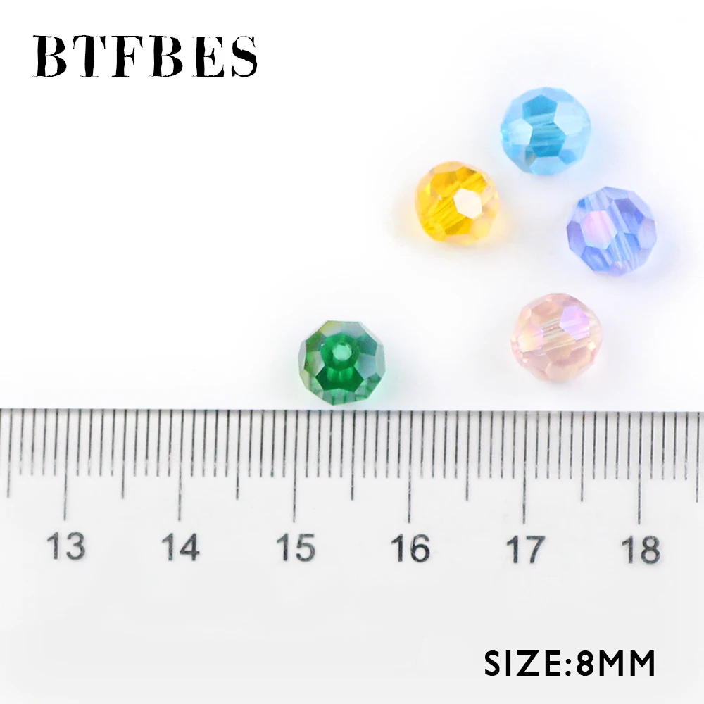 BTFBES шарики с гранеными фотоэлементами 8 мм 30 шт. свободного покроя для