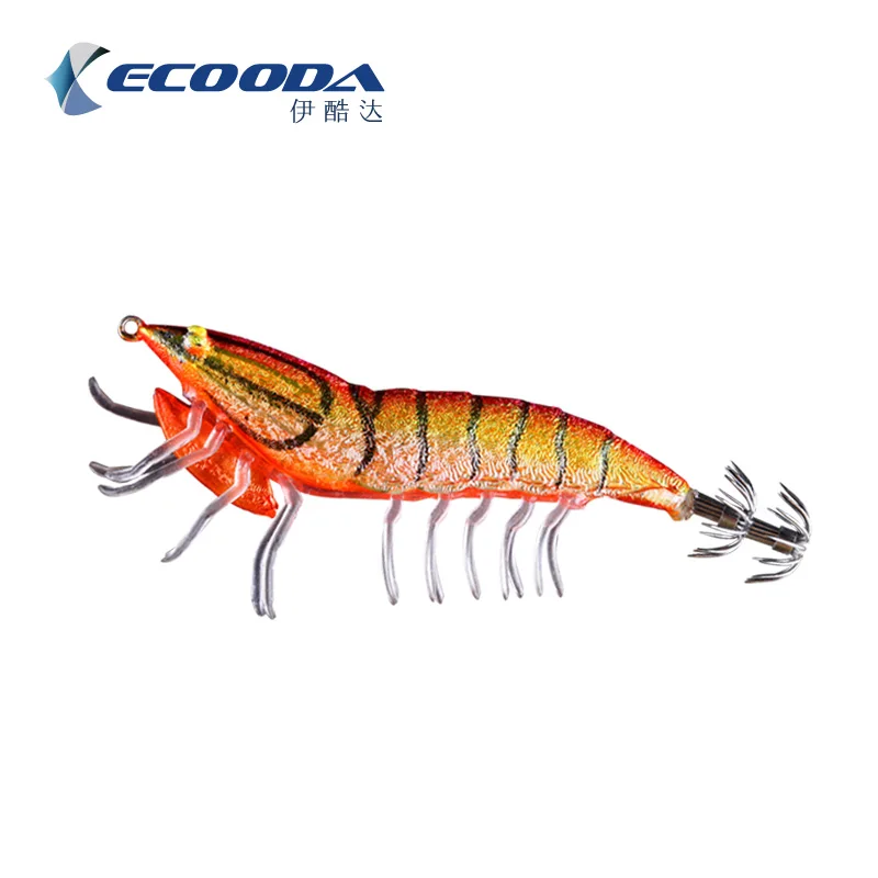 Ecooda Genius90mm 20 г 3,5# крючок 75 мм 12 г 3,5# тонущий крючок Squality крючок для наживки Рыбалка светящиеся приманки Egi наживка для кальмара приманки