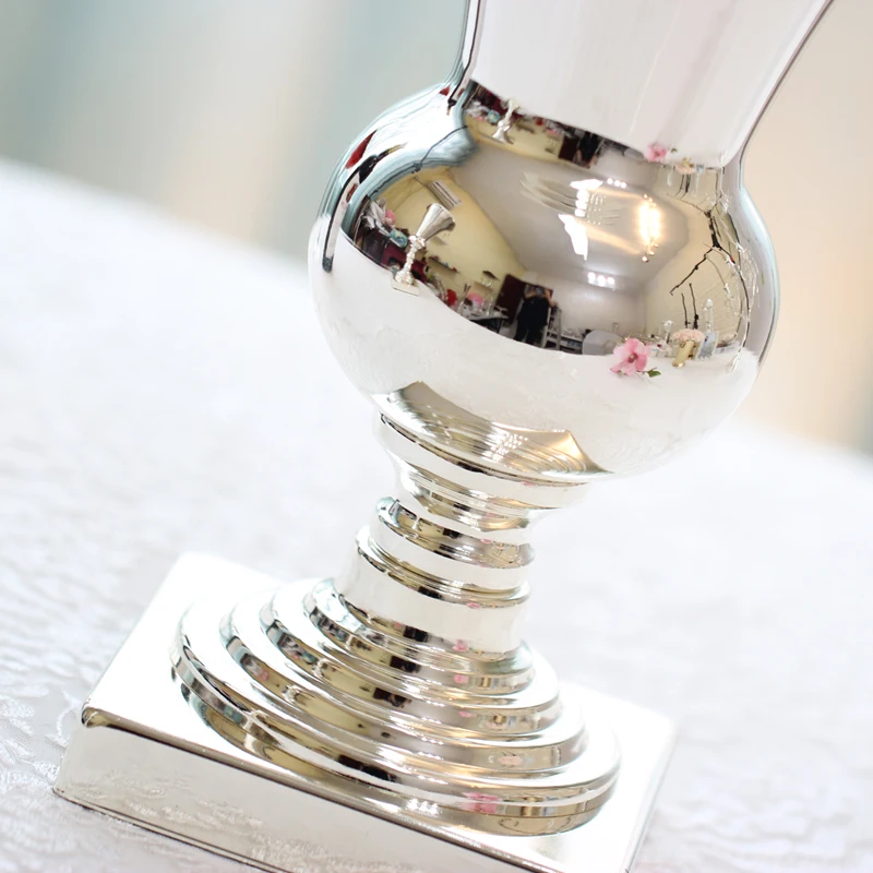 Новая модная металлическая ваза товары для вечерние НКИ и свадьбы товар 1061