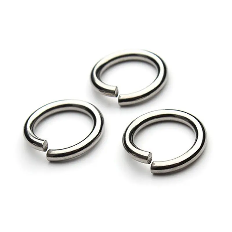 Разъемные кольца из нержавеющей стали 10 шт./лот диаметр 11/15/21/23/35 мм|ring connector|jump