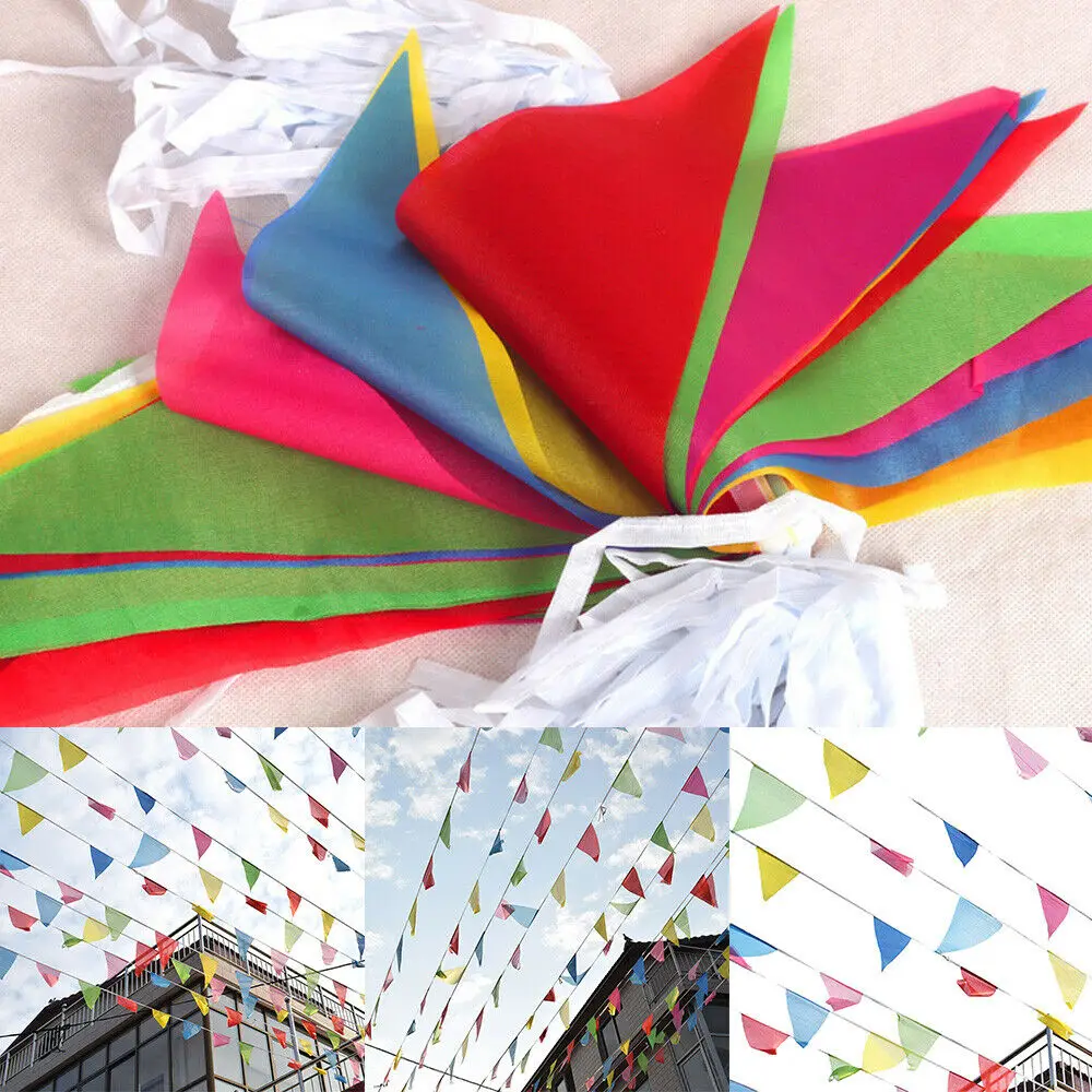 Разноцветные флаги баннеры флажки для свадьбы фестиваля вечеринки мероприятия