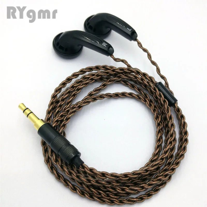 RY4S оригинальные наушники-вкладыши 15 мм качество музыки звук HIFI наушники(MX500 стильные наушники) 3,5 мм L изгиб hifi кабель