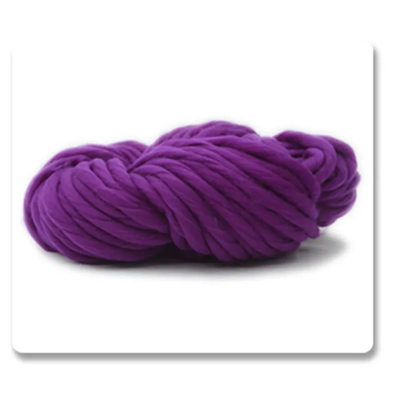 violet Горячая Распродажа, 1 шт./пакет, несколько цветов, шерстяная пряжа для вязания, шерсть ручной работы, Вязаный рождественский подарок, шляпа своими руками, одеяло, шарф, носки - Цвет: violet