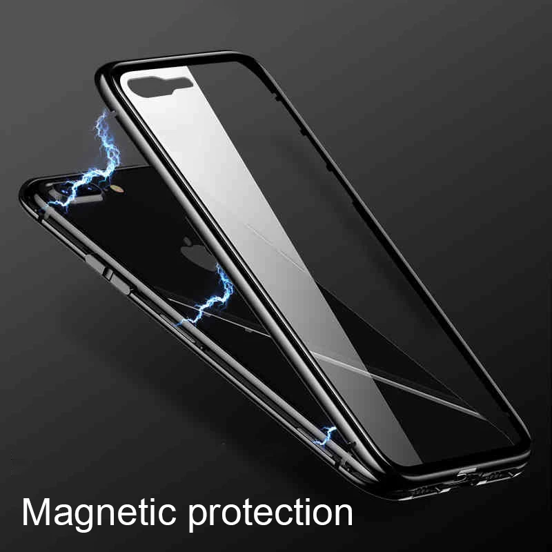 360 магнитный чехол для huawei Nova 5T чехол s Honor 20S 9X 8X 10i 20i P20 Lite P30 Pro P Smart Z Y9 Prime двойное стекло