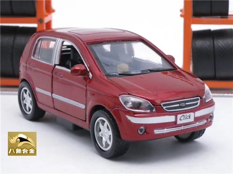 11 см длина литья под давлением hyundai Getz/Нажмите модель, детские игрушки машинки, подарок для мальчиков с функцией оттягивания/музыка/светильник/открываемая дверь