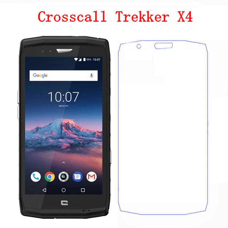For Trekker X4 2 шт. Crosscall Trekker M1 Core закаленное стекло 9 H устойчивая к царапинам пленка для мобильного телефона Crosscall Trekker X3 X4 Защитная пленка для экрана - Цвет: For Trekker X4