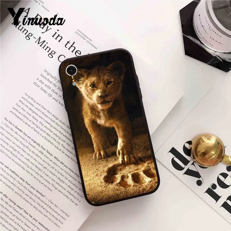 Yinuoda для iphone 7 XSMAX чехол Король Лев Simba идеальный чехол для телефона чехол для iphone 7X6 6S 8 Plus X 5 5S SE XR XS XSMAX