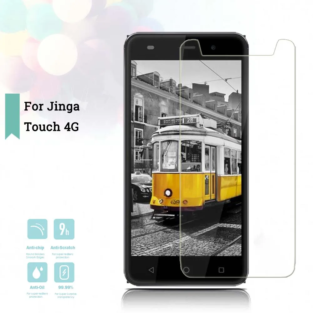 2.5D 0 26 мм Ультра тонкое закаленное стекло Jinga Touch 4G упрочненная Защитная пленка для
