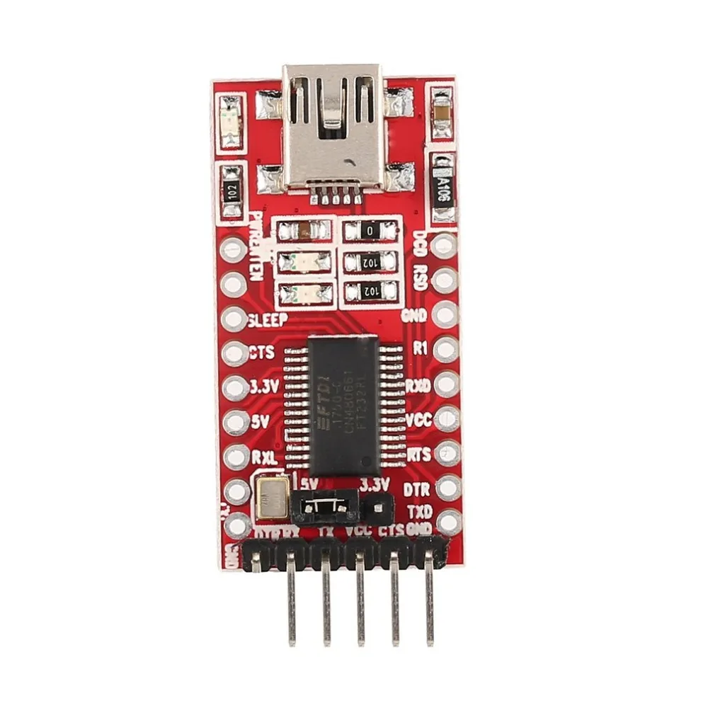 FT232RL FTDI USB к ttl последовательный адаптер модуль для Arduino FT232 мини порт Поддержка 3,3 В 5 в Совместимость загрузки линии