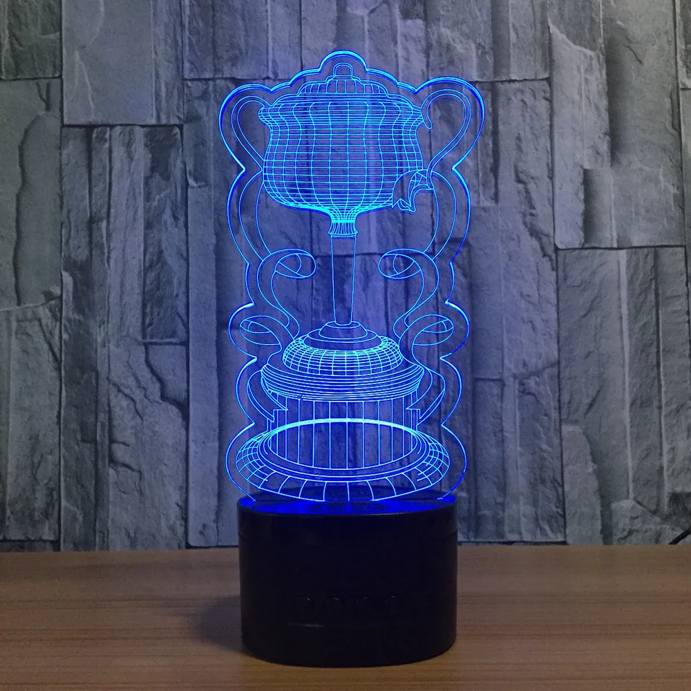 3d светильник 7 цветов светодиодный ночник для детей сенсорный Led Usb Таблица Lampara