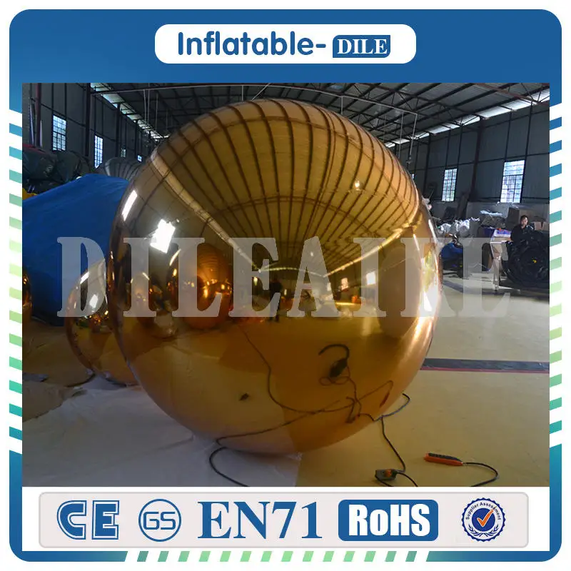 Бесплатная доставка 1 м зеркальный шар из ПВХ для украшения сцены модные горячие