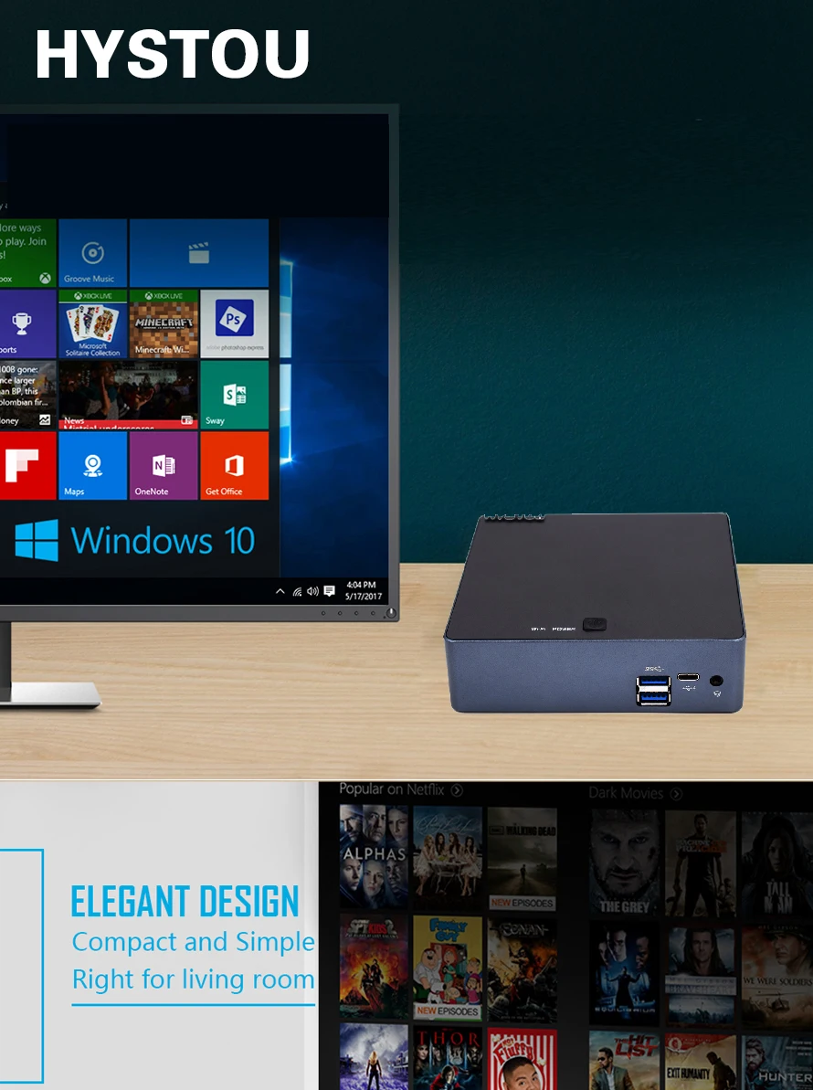 Intel Core i7 8550U M.2 SSD Мини ПК Windows 10 Pro мини компьютер четырехъядерный intel Kaby Lake R core i5 8250U беспроводной Barebone ПК