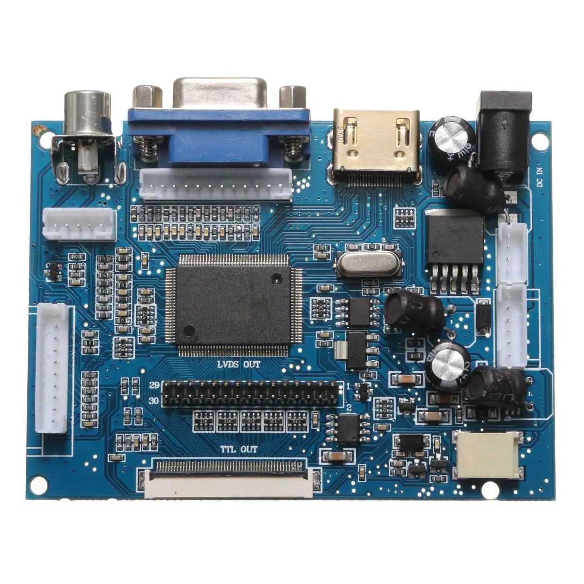 1 комплект, Raspberry Pi, 7 дюймов, Raspberry Pi, ЖК-дисплей с сенсорным экраном, HDMI HD, 1024x600, сенсорная ЖК-плата с usb-кабелем