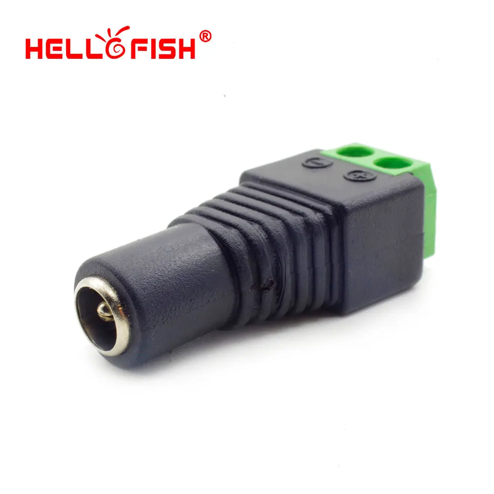Здравствуйте Fish JR 5 5*2 1 мм 12 В постоянного тока гнездовой разъем питания штекер