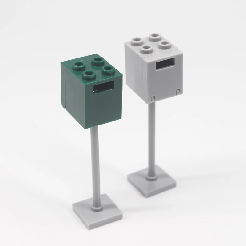 Почтовый ящик MOC * Стандартный с ножкой 2x2x5 деталь из блока для самостоятельного